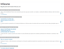 Tablet Screenshot of blog.infocurso.com
